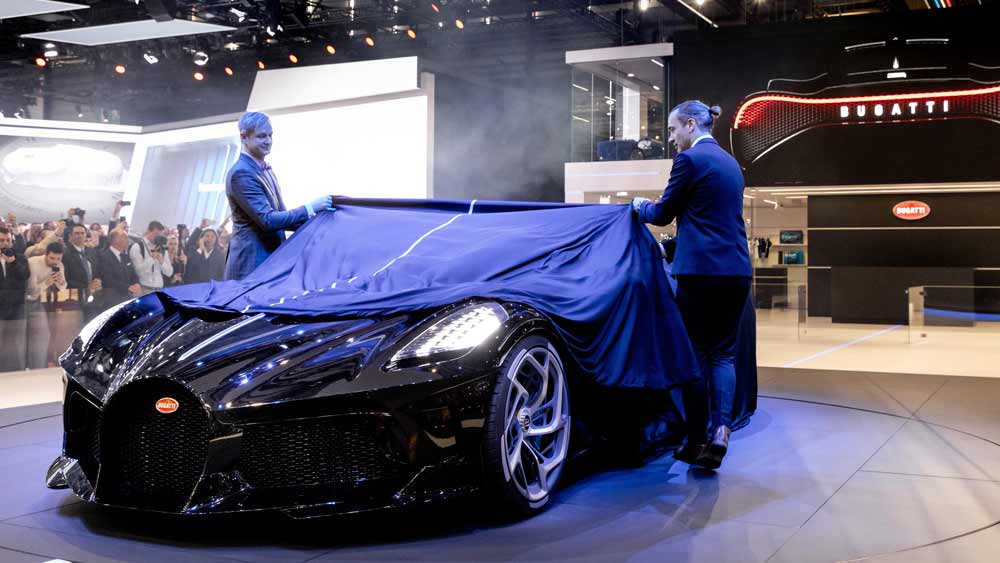 Bugatti La Voiture Noire Price is Hefty