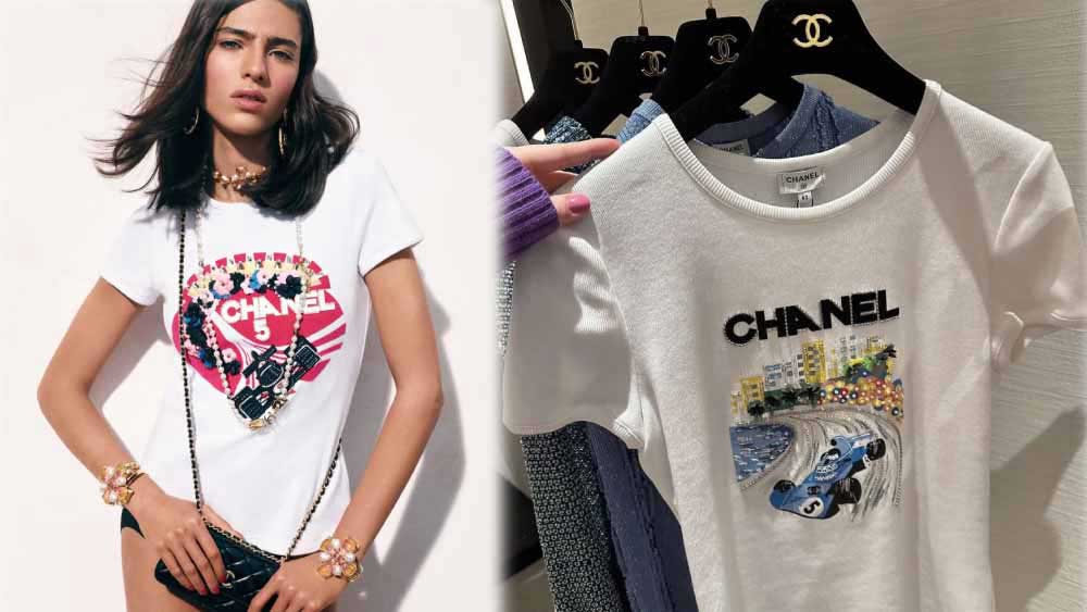 Chanel Womens T-shirts