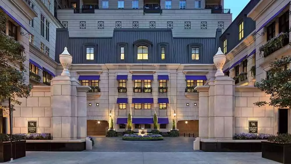 Most expensive Hotel in Chicago - Waldorf Astoria Chicago