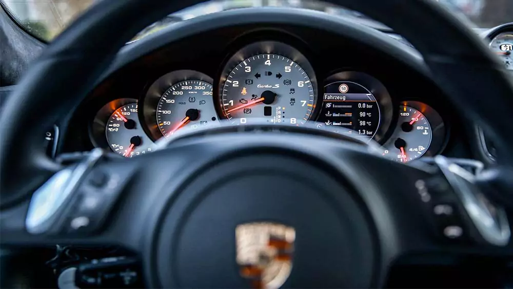 Porsche interior